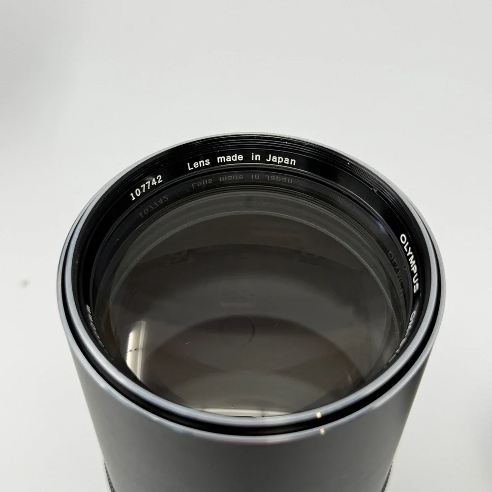 Olympus OM-System F.Zuiko Auto-T 300mm f/4.5 Lens Case Manual Filter Japan
